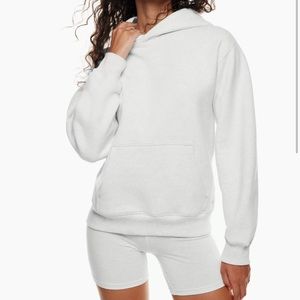 Aritzia Perfect Hoodie in Heather Grey